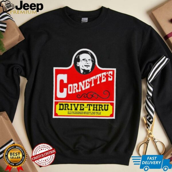 Jim Cornette Drive Thru logo shirt