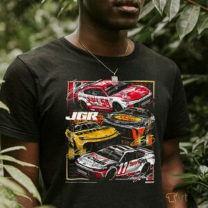 Joe Gibbs Racing Joe Gibbs Racing Team Collection Black Car T Shirt3