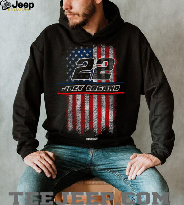 Joey Logano Team Penske American Flag Shirt
