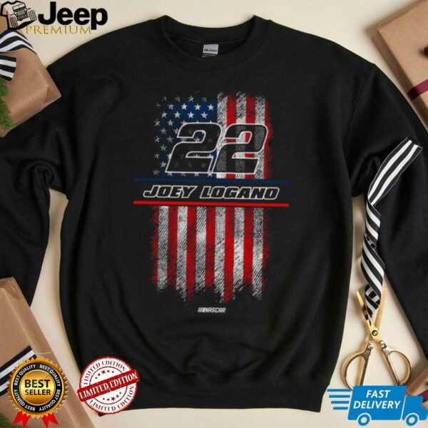Joey Logano Team Penske American Flag Shirt