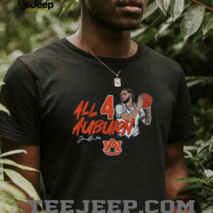 Johni Broome All 4 Auburn NIL Shirt