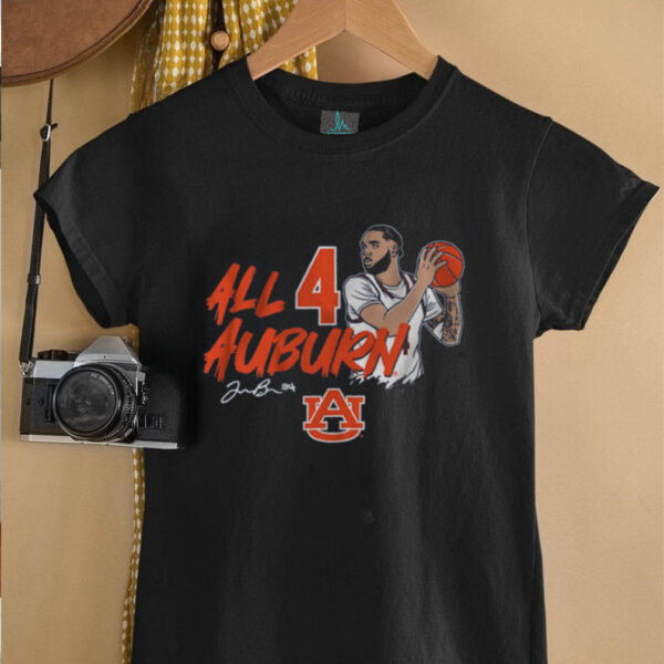 Johni Broome All 4 Auburn NIL Shirt
