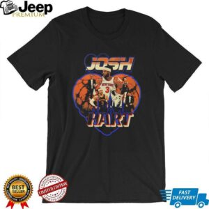 Josh Hart heart New York Knicks basketball shirt