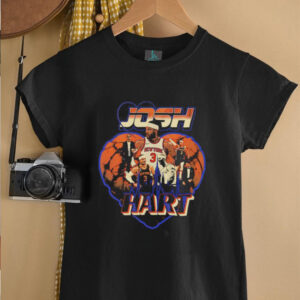Josh Hart heart New York Knicks basketball shirt2