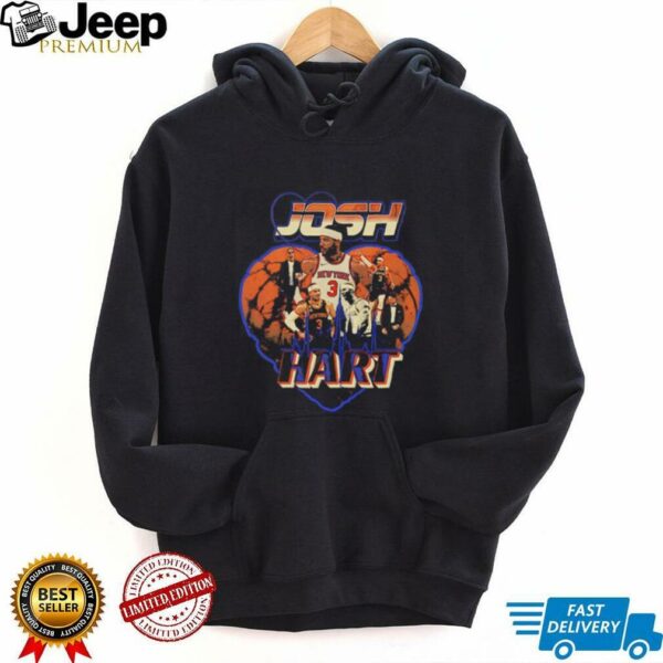 Josh Hart heart New York Knicks basketball shirt
