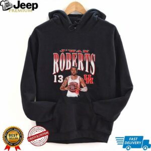 Jwan Roberts Houston basketball cartoon shirt4