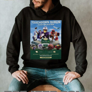 K State Vs Iowa State Touchdown Dublin TIckets On Sale Now Aer Lingus College Football Classic Ireland 2025 Saturday 23rd August Aviva Stadium Helmet Poster T Shirt5
