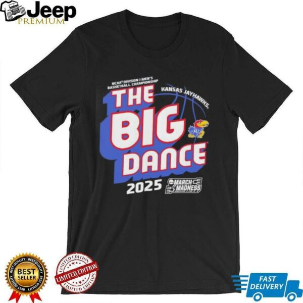 Kansas Jayhawks March Madness 2025 Men’s Basketball Dance shirt