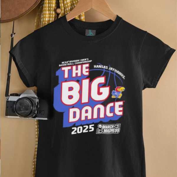 Kansas Jayhawks March Madness 2025 Men’s Basketball Dance shirt