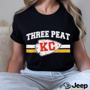 Kansas Sunday Game Day Retro 3 Peat Champ T Shirt0