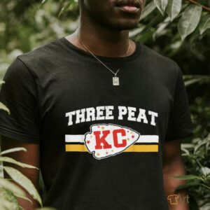 Kansas Sunday Game Day Retro 3 Peat Champ T Shirt1