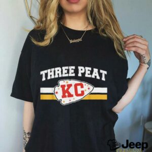 Kansas Sunday Game Day Retro 3 Peat Champ T Shirt3