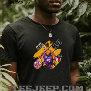 Kelsey Plum Los Angeles Sparks Stripes shirt
