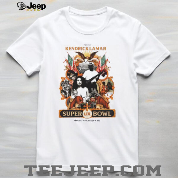 Kendrick Lamar Super Bowl LIX vintage shirt