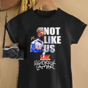 Kendrick Lamar not like us signature Super Bowl shirt2