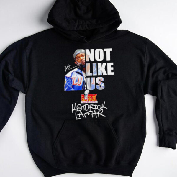Kendrick Lamar not like us signature Super Bowl shirt