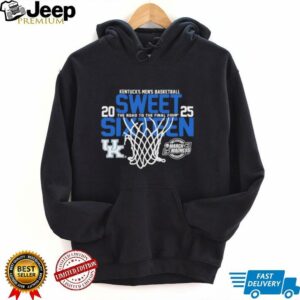 Kentucky Wildcats mens basketball Fanaticity 2025 NCAA Sweet 16 The Road to the Final Four shirt4