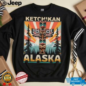 Ketchikan Alaska Native American Indian Totem Pole T Shirt