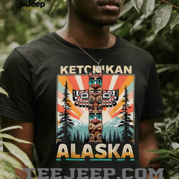 Ketchikan Alaska Native American Indian Totem Pole T Shirt