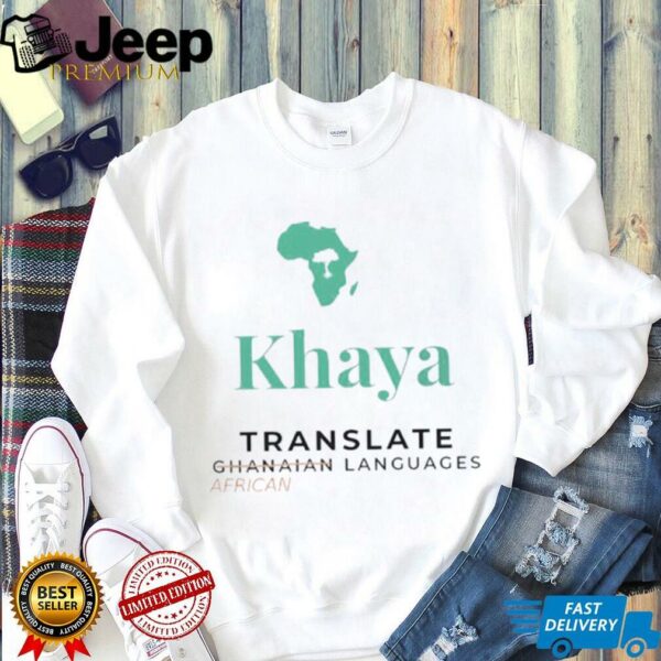 Khaya translate african languages shirt