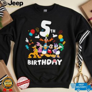 Kids Disney Jr. Mickey & Friends Fifth 5th Birthday Party Gift Tucson Arizona USA Outdoor Vintage