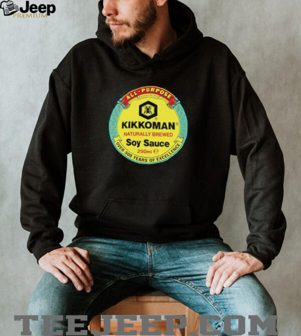 Kikkoman Naturally Brewed Soy Sauce logo shirt