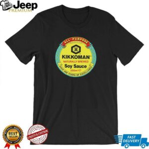 Kikkoman Naturally Brewed Soy Sauce logo shirt