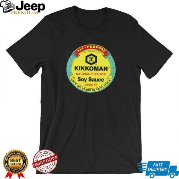 Kikkoman Naturally Brewed Soy Sauce logo shirt