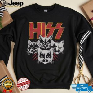 Kiss Hiss Cats Black T Shirt3