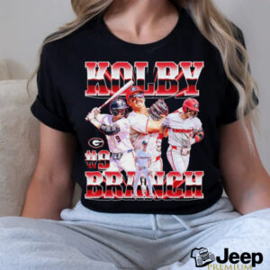 Kolby Branch Georgia Bulldogs player collage shirt