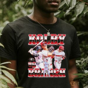 Kolby Branch Georgia Bulldogs player collage shirt