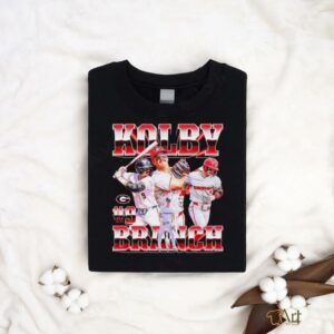 Kolby Branch Georgia Bulldogs player collage shirt2