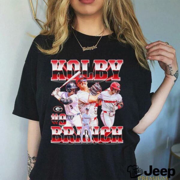 Kolby Branch Georgia Bulldogs player collage shirt