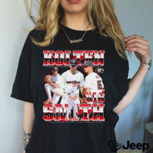 Kolten Smith Georgia Bulldogs player collage shirt3