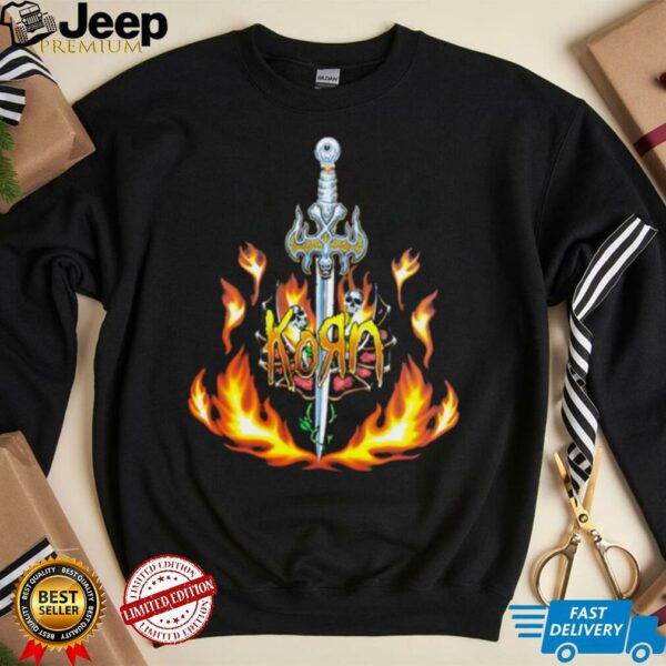 Korn classic sword and fire shirt