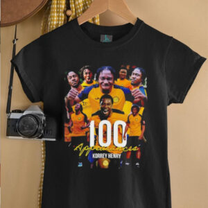 Korrey Henry appearances 100 poster shirt