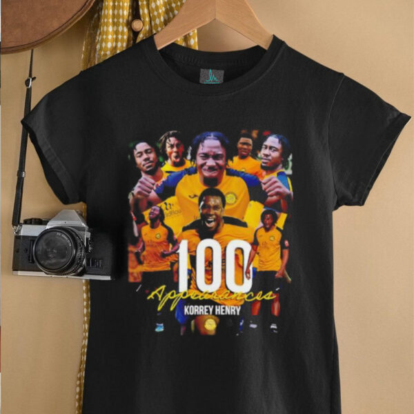 Korrey Henry appearances 100 poster shirt