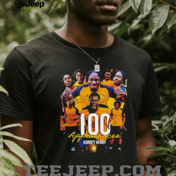 Korrey Henry appearances 100 poster shirt