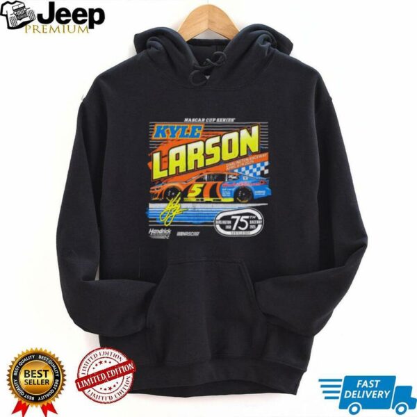 Kyle Larson Hendrick Motorsports Team Collection Fanaticity Darlington Throwback Car shirt