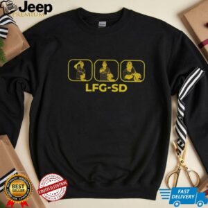 LFGSD San Diego Padres Baseball middle finger MLB shirt2