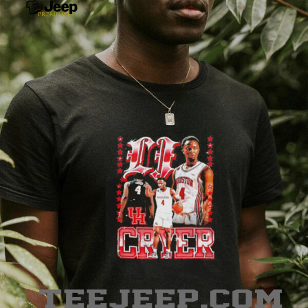 LJ Cryer Houston basketball 90s graphic shirt