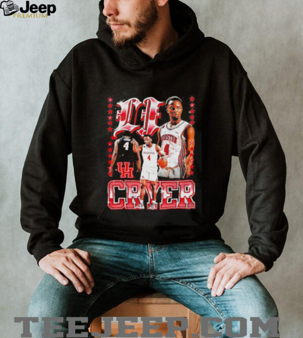 LJ Cryer Houston basketball 90s graphic shirt