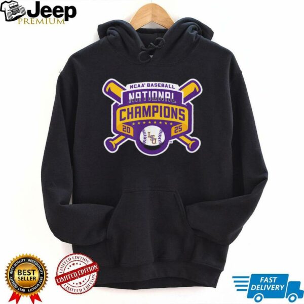 LSU Baseball_ 2025 National Champions Logo T Shirt
