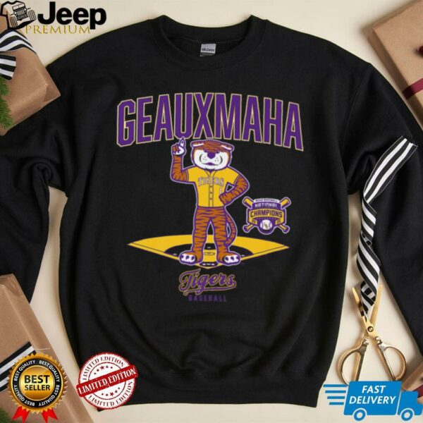 LSU Baseball_ 2025 National Champions Mascot Diamond T Shirt