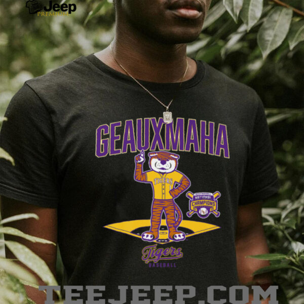 LSU Baseball_ 2025 National Champions Mascot Diamond T Shirt