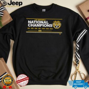 LSU Baseball_ 8x National Champions Sign Shirt