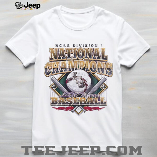 LSU Tigers 2025 NCAA Division I Baseball National Champions vintage shirt