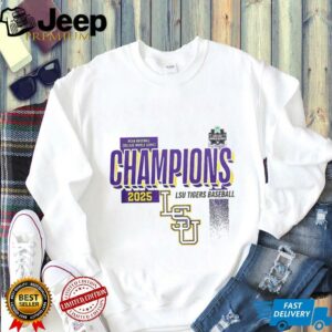LSU Tigers Baseball 2025 College World Series Champions shirt