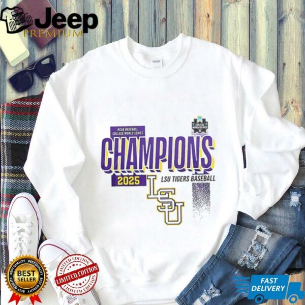 LSU Tigers Baseball 2025 College World Series Champions shirt