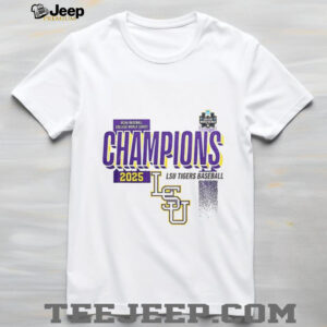 LSU Tigers Baseball 2025 College World Series Champions shirt
